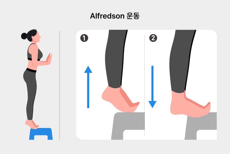 Alfredson 운동 — 아킬레스건염 회복용 표준 운동